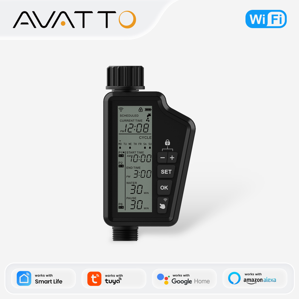 Smart Garden Valve - AVATTO Tuya WIFI minuterie d'arrosage de