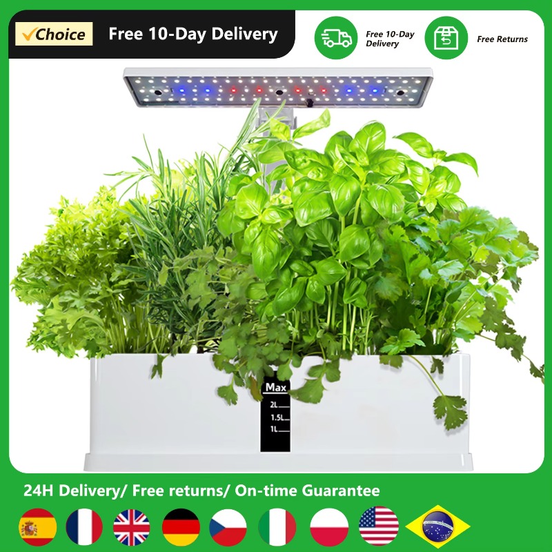 Smart Garden Lighting System - Système de culture hydroponique intelligent à