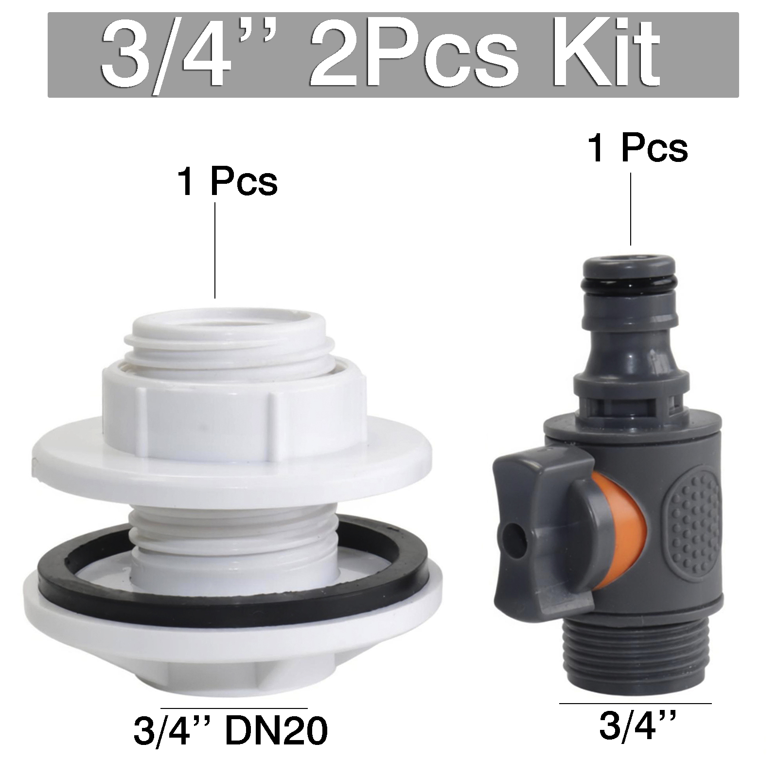 Ensemble de 2 pièces 3/4 '' co - Smart Garden Valve avis et prix
