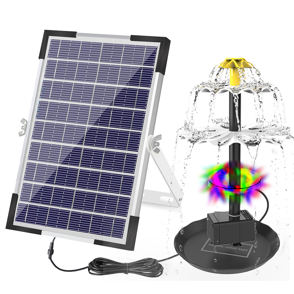 Pompe de fontaine solaire pour - Smart Garden Spotlights avis et prix