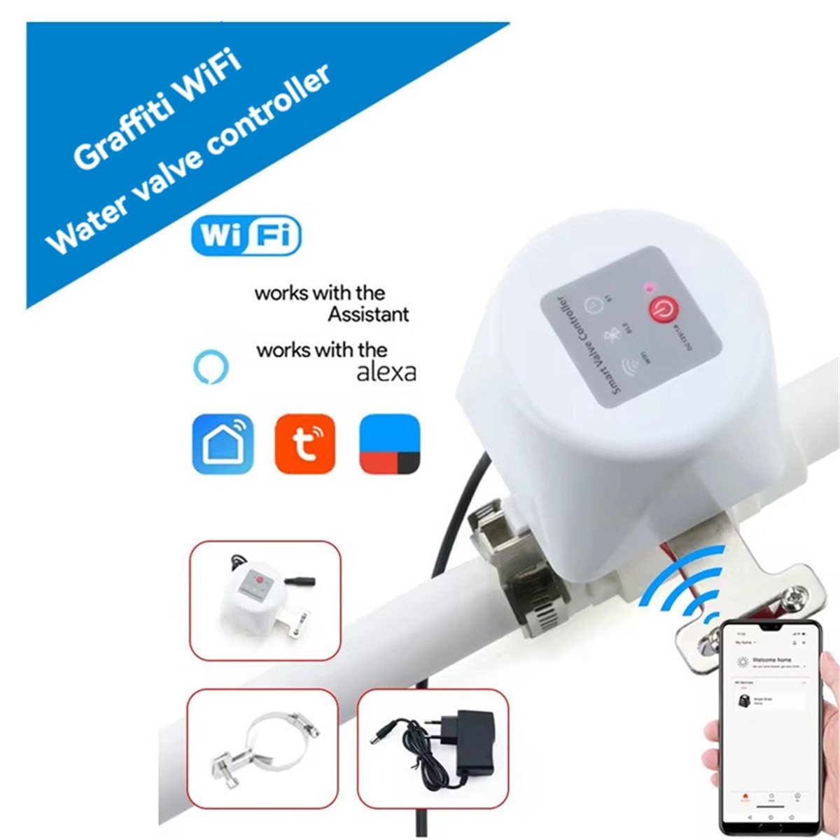 Contrôleur de vanne intelligen - Smart Garden Valve avis et prix