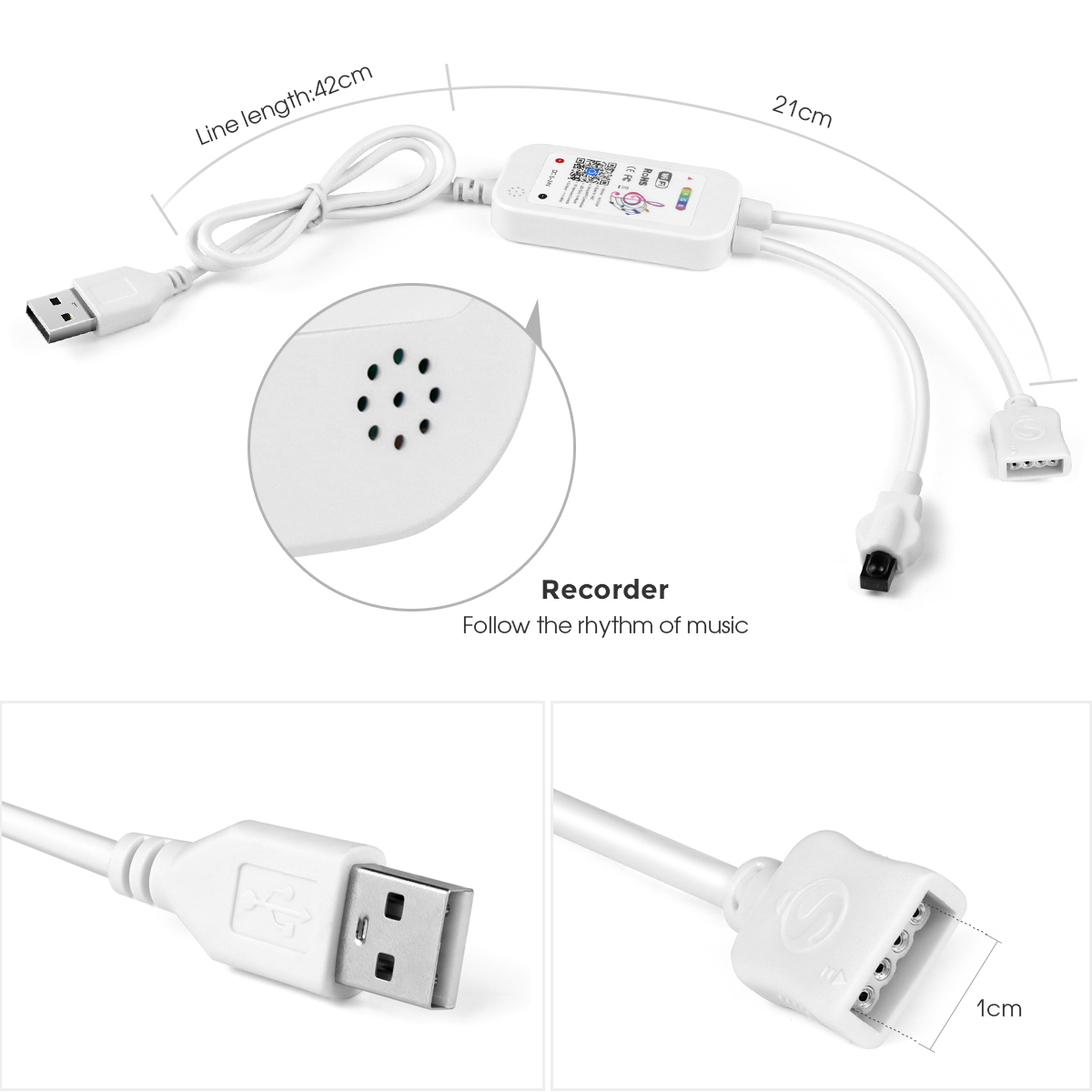 DC5V Tuya APP Wifi LED RGB con - Smart Garden Light Controller avis et prix