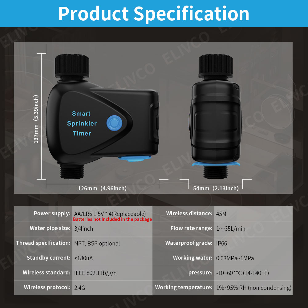 Tuya – dispositif d'eau intell - Smart Garden Valve avis et prix